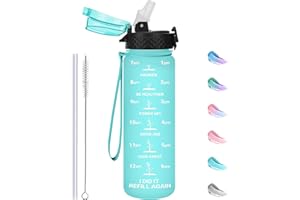 GOPPUS 500 ml butelki na wodę dla dzieci ze słomką, bez BPA, szczelna butelka na napoje do szkoły, z tritanu, dla dziewczynki, chłopca, sportowa butelka na wodę, wielokrotnego użytku, dla maluchów, z