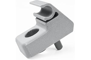 RICREO Gancio Supporto Aletta Parasole compatibile con Fiat Panda, 500, 595, Punto, Idea, Doblo, Fiorino, Palio, Albea, Qubo, Brava, Lancia Ypsilon, per Citroen Nemo, Per Abarth Fissaggio pantina