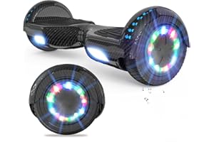 ‎VOUUK VOUUK Hoberboard 6,5-Zoll-Hoverboard mit zwei Rädern, Mit Bluetooth-Lautsprecher, Mit LED-Lichtern Geeignet für Kinder und Erwachsene