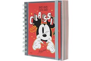 Grupo Erik - Agenda Scolaire 2022/2023 Disney, Mickey | Agenda Journalier - Août à Juin | Fournitures Scolaires, Collège et Lycée, Sous Licence Officielle, Rentrée Scolaire