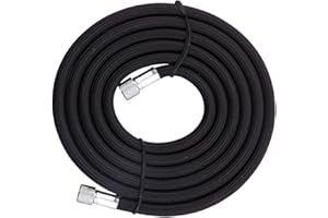 Fengda Manguera de aerógrafo BD-24 de 3 metros con accesorios de tamaño estándar de 1/8 en ambos extremos