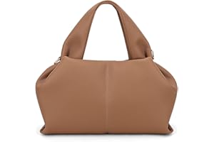 RuiDay Sac Fourre-tout en cuir pour Femme, Sac à main élégant avec Bandoulière Réglable, sac fourre-tout en cuir synthétique pour le Travail, le Shopping et les Voyages