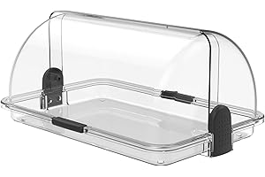 BIESSE CASA BIESSE Panera Mediana Transparente, 38 x 26 x 17 cm