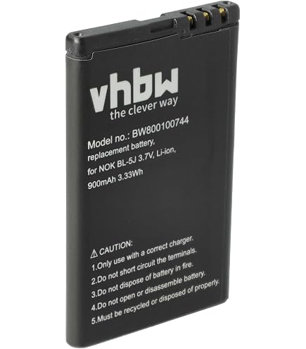 Batterie Nokia BL-5J Neuf - Compatible Lumia 520 525 530 Asha - Téléphones Anciens