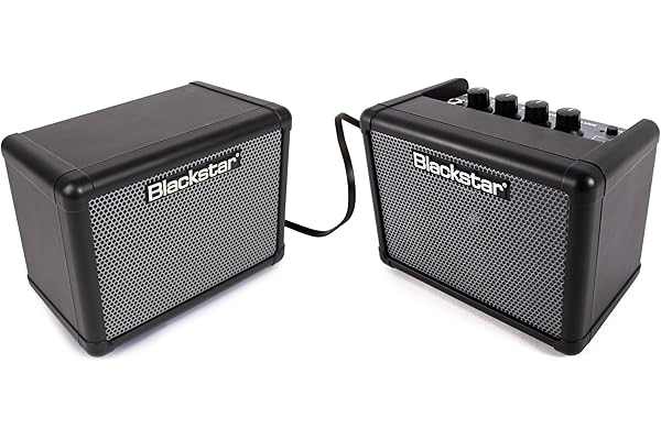 Blackstar Fly 3 Pack Portable Battery Powered Mini Electric Bass Guitar Amp MP3 Line In & Headphone Contains Fly 3, Fly 103 Bass, Power Adaptor