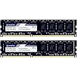 Timetec 16GB Kit (2x8GB) DDR3 1333MHz PC3-10600 1.35V CL9 2Rx8 Dual Rank 240 Pin UDIMM Desktop PC RAM Modulo di Memoria