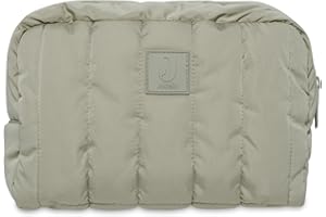 Jollein Puffed torba na pieluchy - oliwkowa zieleń - etui na pieluchy - kosmetyczka - organizer - oliwkowa zieleń, olive green, 21x9x14,5 cm, Puffed torba na pieluchy/kosmetyczka -/ organizer