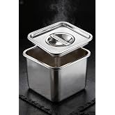 Transformacion Inox Saklama Kabı - Hava Sızdırmaz Mutfak D&uuml;zenleyici 16X12 Cm 304 Paslanmaz &Ccedil;elik, 7430000722669