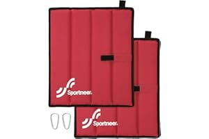 SPORTNEER Coussin d'assise d'extérieur Pliable résistant aux intempéries - 40 x 35 x 1,5 cm - en Tissu Oxford - Isolant et résistant - pour randonnée, Camping, randonnée, Stade, Parc - Protection Contre Le