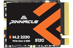 Timetec Wewnętrzny dysk półprzewodnikowy M.2 SSD NVMe PCIe Gen kompatybilny z Steam Deck/Microsoft Surface pro 8 X/laptop4 (512 GB, 2230 4x4)