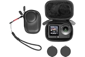 AMAZEAR Etui przenośne na akcesoria DJI OSMO Action 6, Czarny, Small - for Single Camera, Pojedynczy