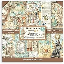 Papel Scrapbook Stamperia Alterego | 30,5x30,5 Cm | Sin Ácido | Ideal Para Álbumes, Journals Y Manualidades