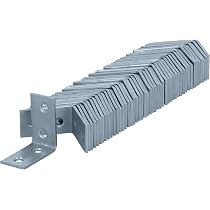 Escuadras De Ensamblaje Alberts - 30x30x30mm - Galvanizadas - Juego De 25 Unidades