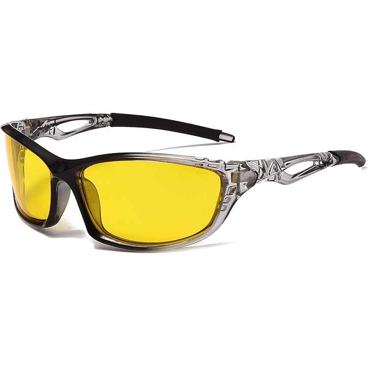 Chopper Manga Eb01 Occhiali Da Sole Choppers - 3 Paia Con Lenti Fumo, Gialle E Chiare, Avvolgenti, Per Moto Ed Equitazione 3 Paia Occhiali - Foto 5