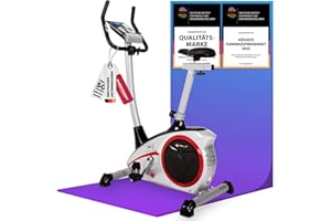 ‎CHRISTOPEIT SPORT GERMANY Christopeit Heimtrainer Fahrrad Ergometer AL 2 / AL 2 S bis 150kg, 24 Widerstandsstufen, 9kg Magnet-Bremssystem, leise, Soft-Touch-Computer