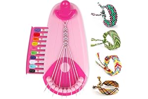 TACOPET Kit per Braccialetti Ragazza, Braccialetti Amicizia Bambini 5-12 Anni, Kit Artigianali Bracciali Intrecciati Tessuto Braccialetto Fai da Te, Idee Regalo Bambina 6 7 8 9 10 11 12 Anni Compleanno
