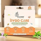 R for Rabbit HYGOCARE 100% Natural Mosquito Repellent Patches for Baby 24-Hour Full Day Protection from Dengue, Malaria, Chik