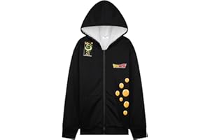 DRAGON BALL Z Dragon Ball Sherpa chłopięca bluza z kapturem z zamkiem błyskawicznym