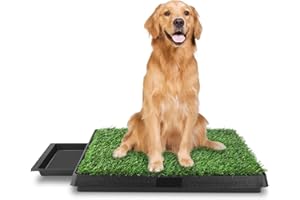 SAILNOVO Inodoro para Perros Césped Entrenamiento de Hierba para Mascotas Doméstico 63 x 50 x 7 cm