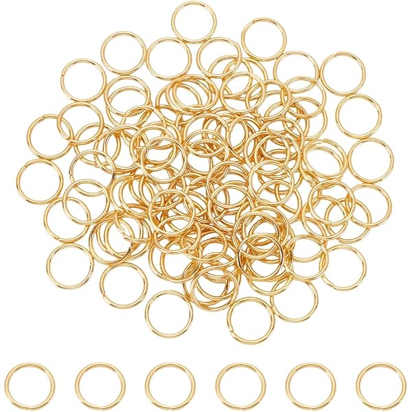 MaehSab 30 Anneaux Vierges Acier Inoxydable Base D'anneau Ajustable, Plateau De Base D'anneau Plat Pour La Fabrication De Bijoux (or Et Argent