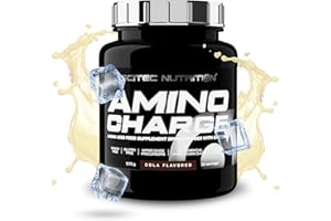 Scitec Nutrition Amino Charge - avec 6g de BCAAs - 100mg de caféine - Sans sucre, sans gluten - Boost Performance and Recovery, 570 g, Cola