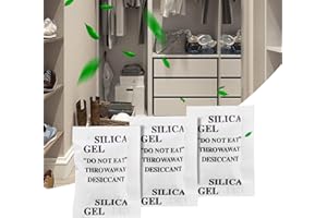 FIACVRS Tree2018 bolsas de gel de sílice, 200 bolsas de gel de sílice, desecantes, absorbente de humedad, deshumidificador, olores de moho para armario de alimentos