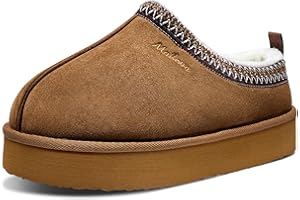 MABOVE Slippers Womens Memory Foam Suede Slippers Ladies Lightweight Platform Winter Warm Outdoor Slippers Boots Indoor Shoes