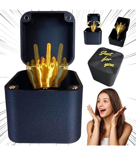 Scatola Regalo Con Dito Medio a Sorpresa, Gadget Divertente