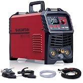 ARCCAPTAIN DC 200A TIG Welder 230V TIG/MMA 2 in 1 | TIG DC High Frequency, 2T/4T Function, Digital LED Display, Includes Tung