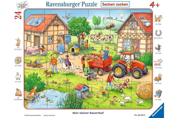 Ravensburger - 65820 - Puzzle Ma Petite Ferme 24 Pièces