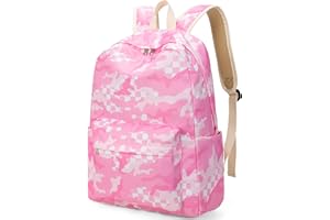 LEDAOU Plecak szkolny, dla nastolatków, dziewcząt, lekki, wodoszczelny, do szkoły, na laptopa, na co dzień