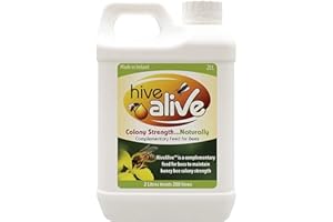 HIVE ALIVE Bee Food Supplement - Honey Bee Liquid Feed Enhancer - Beekeeping Autumn Spring Feeding - Lower Winter Mortality, Improve Colony Health, Honey Production (2L, 200 Hives)