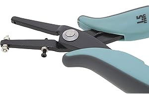 THE BEADSMITH Beadsmith Hole Punch pinze W/Guage Guardia & Pin di ricambio in Metallo-1,5 mm (1/16")