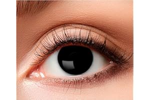 Boland - Lentilles de contact colorées sans correction, 2 lentilles hebdomadaires, Carnaval, Fête à thème, Halloween