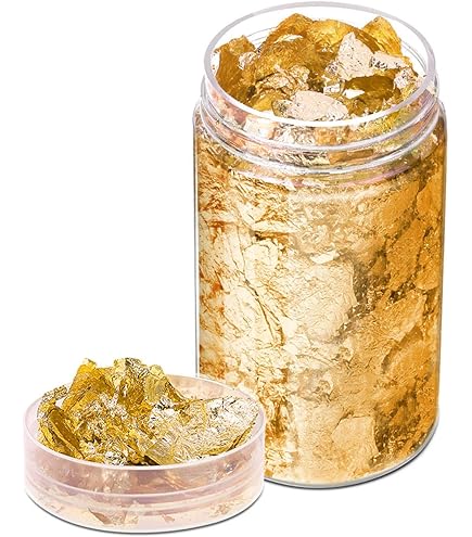 Goldflocken Für Harz & Nägel - 15g Echtgold-Effekt Ohne Verblassen Für Kreative Bastelprojekte