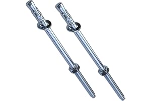 AERZETIX - C54070-2x Boulon Vis d’ancrage filetage long, Goujon à expansion - M12x240mm - en acier zingué - pour béton, pierre