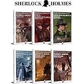 Sir Arthur Conan Doyle Sherlock Holmes Set, 6 Books, Valley of Fear, Red Investigation, The Return of Holmes, The Baskervilles' Dog
