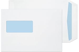 Blake Purely Everyday 90 gsm C5 229 x 162 mm Pocket Self Seal Window Envelopes (12084) White - Pack of 500