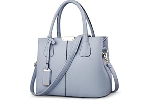 VARLIVOO Women's Handbags Elegent Shoulder Bag with Fashion Pendent PU Leather Ladies Top Handle Bags for Work Shopping Travel Office Wedding