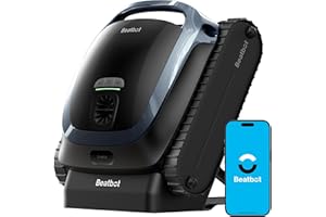 Beatbot AquaSense 2 Poolroboter, Akku Poolsauger mit Oberflächen-Parkfunktion, Poolreiniger Boden und Wand, Doppelte Reinigung der Wasserlinie, für Pools bis zu 300 m², Mitternachtblau
