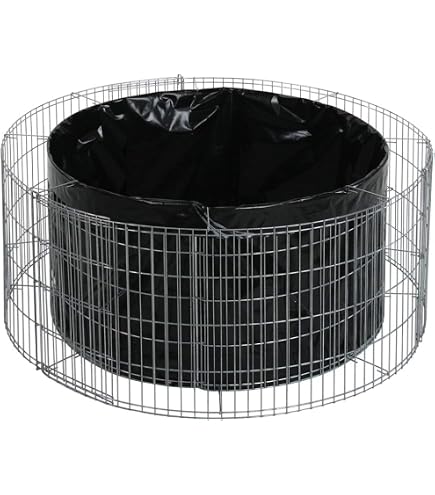 VidaXL Lit Surélevé Cube à Gabion 40x40x40 Cm - Jardinière Surélevée Pour Fleurs Et Plantes, Panier à Pierres En Fil D'Acier Argenté