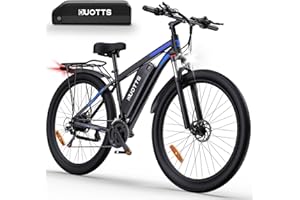 DUOTTS C29 Velo Électrique, VTT Homme Adulte 29 Pouces avec Batterie Amovible 48V 15Ah, Velo Femme Ville, Écran LCD et 21 Vitesses, E-Montagne Bike avec Double Disque de Frein et 250W Moteur Arrière