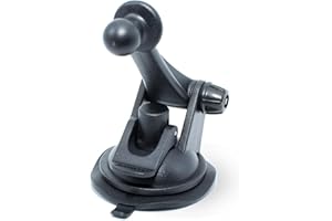 CROSSERY GPS Mount for Garmin with Suction Cup - Dashboard and Windshield Garmin GPS Mount for Car, Ultra-Sticky GPS Dash Holder for Garmin Nuvi RV Dezl Drive Drivesmart Driveassist & More
