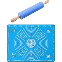 Mattarello In Silicone Antiaderente Remeel - Con Interno Acciaio Per Pasta, Biscotti E Fondente - Foto 3