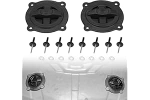 A & UTV PRO Cargo Box Plastic Turn Attach System Base Replacement Kit for Can Am Outlander L 400 500 650 / Renegade 570 850 2013-2020 Accessories, Replace OEM # 715002412, Black, 2PCS