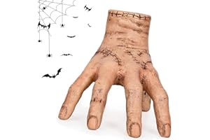 Tuofang Addams Family Hand, Eiskaltes Händchen, Gothic Addams Family Thing Figur Handmodell, Realistische Gruselige Requisiten Dekorationen Geschenk Für Fans