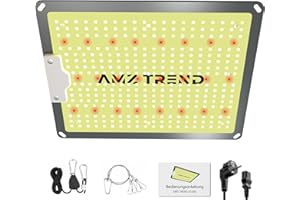 AMZTREND A1000 LED Grow Lights Growing Lights for Indoor Plants Full Spectrum with Samsung 301H Evo 344 Lamp Beads Plant Light for Greenhouse Vegetables and Flower Growing Hanging for Grow Tent