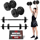 Gallant Adjustable Dumbbells Set, Hand Free Weights Dumbbells Set for Strength Training, Weight Lifting, Bodybuilding- Weight