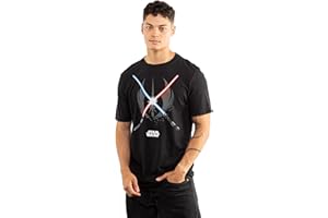 Cotton Soul Star Wars Crossed Blades Unisex T Shirt, Black