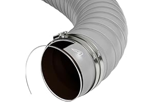 AP AUTOMOTIVE 70mm (2 3/4") Grey Flexible Silicone Engine Hose Air Ducting Pipe Intake Feed + Hose Clips 4 Metre